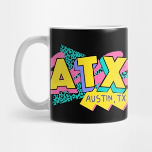 Retro 90s Austin ATX / Rad Memphis Style / 90s Vibes Mug